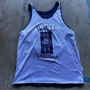 Vintage Y2K Western Washington University Vikings Basketball Practice Jersey